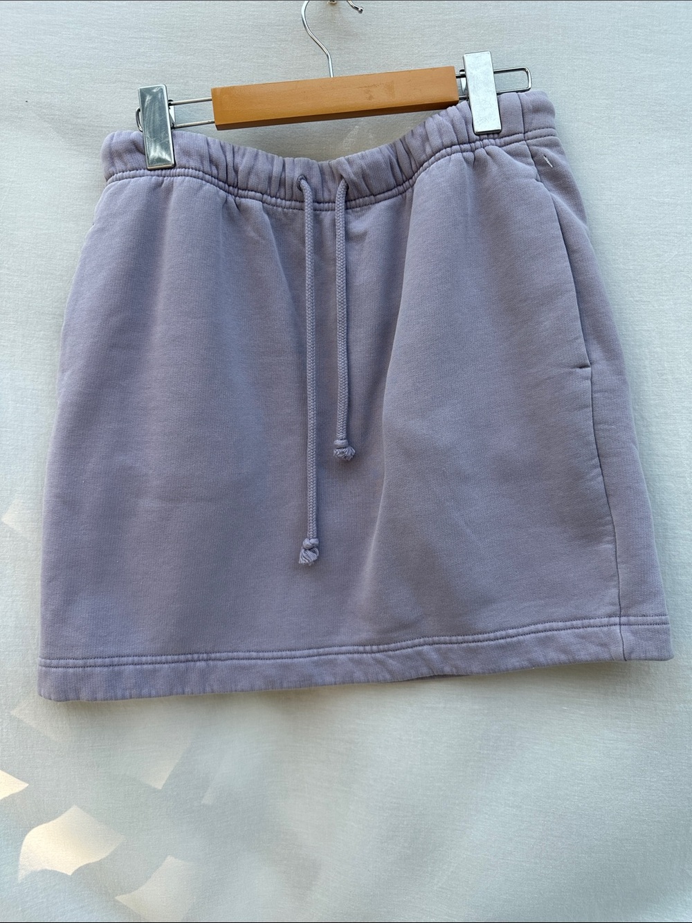 Wilfred Lavender Drawstring Sweat Skirt